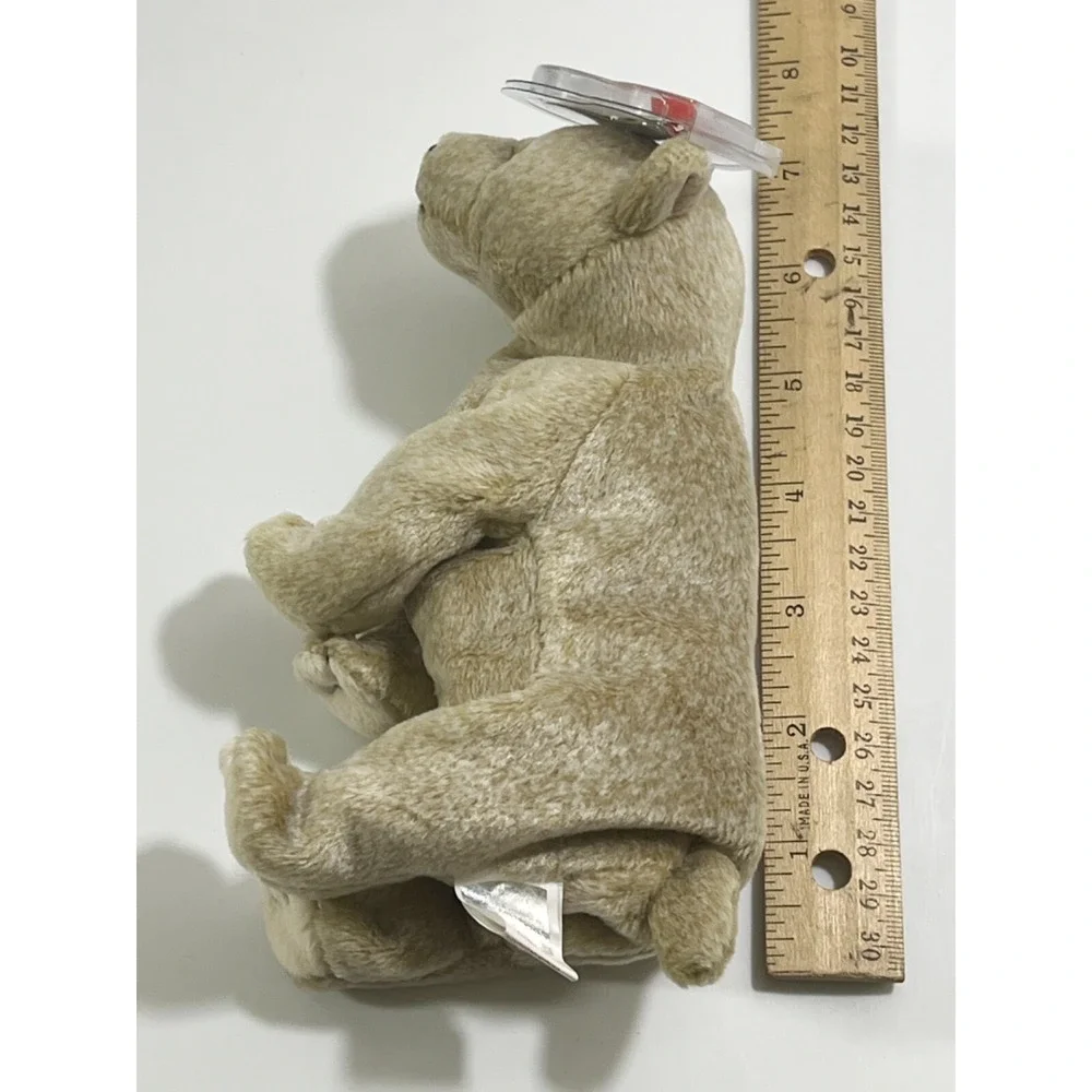 1999 Ty‎ Original Beanie Babies ALMOND The Bear w/tags (7 inches)